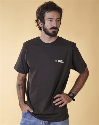 Elsk - Karma Brushed T-Shirt - Soil Brown